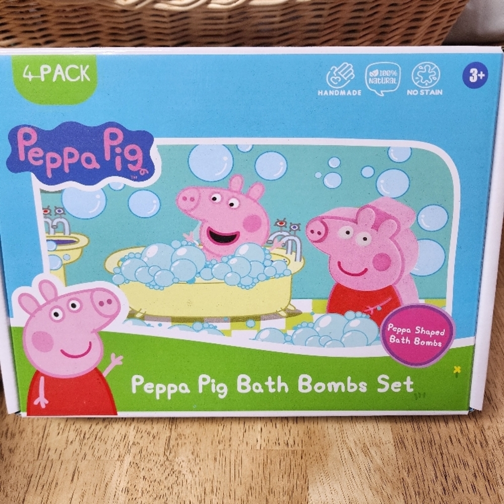 Peppa Pig Bath Bombs Set - 4 Pack
